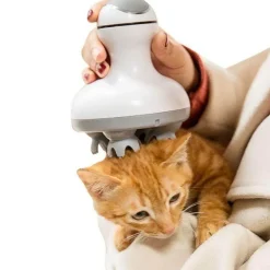 3D-wasserdichtes Haustier-Massagegerät – Entspannendes Hunde-/Katzen-Massagegerät
