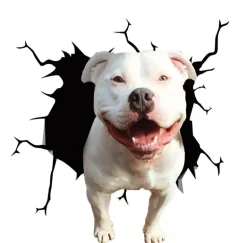 3D-Welpen-Auto-Kratzschutz-Aufkleber – süße Fahrzeugdekoration