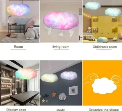 3D-Wolkenlampe – Intelligentes Leuchtlicht fürs Schlafzimmer