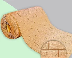 3D-Ziegel-Wandaufkleber – selbstklebendes, weiches Dekor