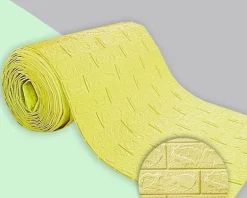 3D-Ziegel-Wandaufkleber – selbstklebendes, weiches Dekor