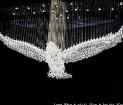 Eagle Chandelier - Luxury Bird-Inspired Lighting Fixture