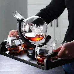 Earth Decanter Set – Einzigartige Whisky- und Rotweingläser