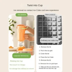 Easy-Release-Eiswürfelbereiter – Automatische Spiralfreigabe