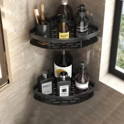 Eck-Duschregal – Organisierter Halter für Badezimmershampoo und Zubehör