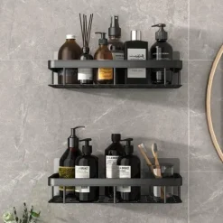 Eck-Duschregal – Organisierter Halter für Badezimmershampoo und Zubehör