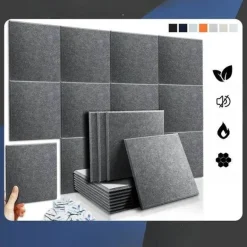 Eco-friendly Acoustic Soundproofing Insulation Panels