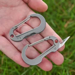 EDC-Schlüsselanhänger-Multifunktionsmesser aus Titanlegierung