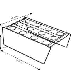 Edelstahl Eistüte Rack DIY Cupcake Halter Display