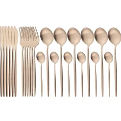 Edelstahl-Besteckset Modernes, elegantes Besteck für das Essen