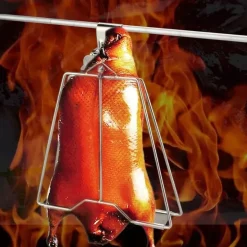 Edelstahl-Grillspieße – Grillklammern für Fisch und Geflügel