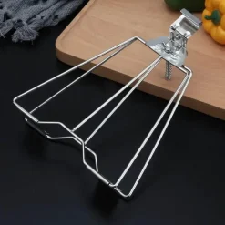 Edelstahl-Grillspieße – Grillklammern für Fisch und Geflügel