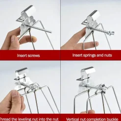 Edelstahl-Grillspieße – Grillklammern für Fisch und Geflügel