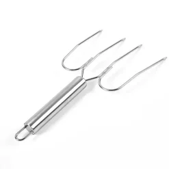 Edelstahl-Grillspieße, Truthahngabel, Grillwerkzeug-Set für perfektes Grillen