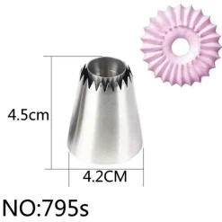 Edelstahl-Kuchendekorationsspitzen-Set – Spritztüllen zum Backen