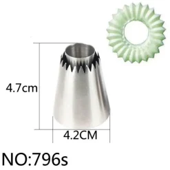 Edelstahl-Kuchendekorationsspitzen-Set – Spritztüllen zum Backen