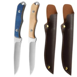 Edelstahlmesser mit robustem Holzgriff