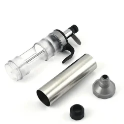 Edelstahl-Plätzchen-Dekorationspistolen-Set mit Blumentüllen für perfekte Backkreationen