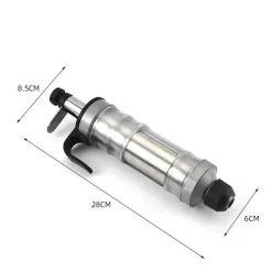 Edelstahl-Plätzchen-Dekorationspistolen-Set mit Blumentüllen für perfekte Backkreationen