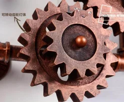 Edison Wall Sconce - American Wood and Iron Light Lamp