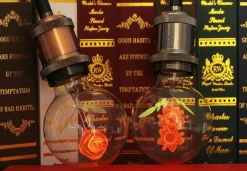 Edison-Glühbirne Love Lamp - Dekorative Vintage-Beleuchtungsvorrichtung