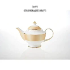 Edle Teekanne aus Bone China – Europäisches Porzellan für Teeliebhaber