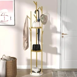 Edle Wandgarderobe – Stilvoller Organizer für Hüte und Mäntel