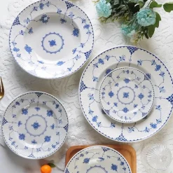 Edler Keramik-Essteller – Stilvoller Steak-Salatteller