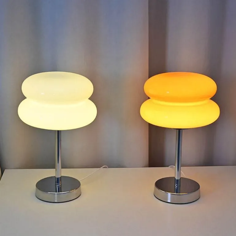 Egg Tart LED-Tischlampe – Dekorative Glasleuchte
