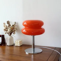 Egg Tart LED-Tischlampe – Dekorative Glasleuchte