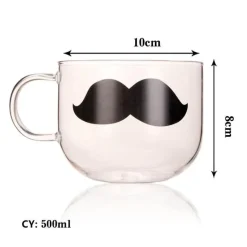 Eichhörnchen-Kaffeetasse – 320 ml, hitzebeständig, für Tee und Bier