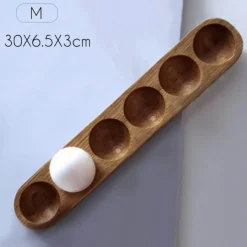 Eier-Aufbewahrungsbox aus Holz – Rustikaler Küchen-Organizer