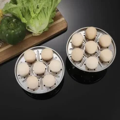 Eierdämpfer-Gestell - Kochzubehör aus Edelstahl
