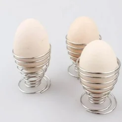 Eierhalter aus Edelstahl – 5er-Set Eierbecher