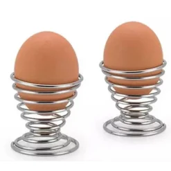 Eierhalter aus Edelstahl – 5er-Set Eierbecher