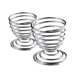 Eierhalter aus Edelstahl – 5er-Set Eierbecher