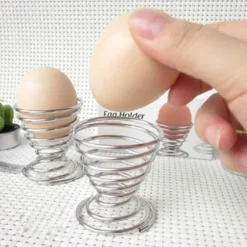 Eierhalter aus Edelstahl – 5er-Set Eierbecher