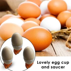 Eierhalter-Gestell - Kreativer 4er-Pack Hühnereierständer