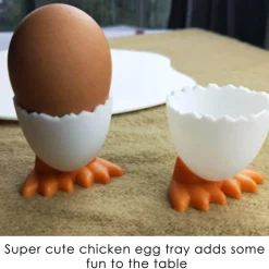 Eierhalter-Gestell - Kreativer 4er-Pack Hühnereierständer