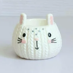 Eierhalter-Set aus Keramik – süße Frühstückshalter in Tierform, 2 Stück