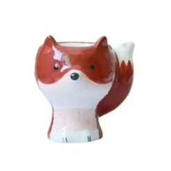 Eierhalter-Set aus Keramik – süße Frühstückshalter in Tierform, 2 Stück