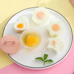 Eierkocher aus Silikon – 4er-Pack Dampfgarformen für perfekte Eier