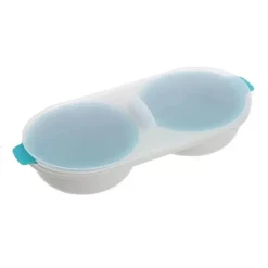 Eierkocher für die Mikrowelle – langlebiger Eierkocher mit doppeltem Platzbedarf