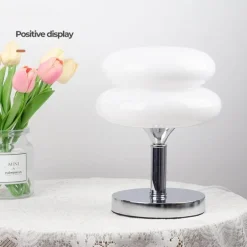 Eierkuchen-Schreibtischlampe aus Glas – Moderne, stilvolle Beleuchtung für Ihr Zuhause