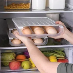 Eier-Organizer – automatisch rollender Aufbewahrungsbehälter