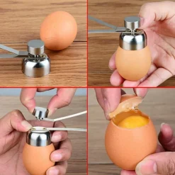 Eierschalenöffner – Eierknacker-Werkzeug aus Edelstahl