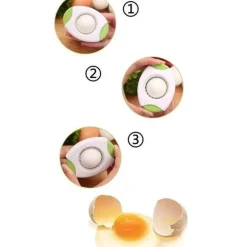 Eierschalen-Schneidewerkzeug – Einfacher Eieröffner zum Backen und Kochen