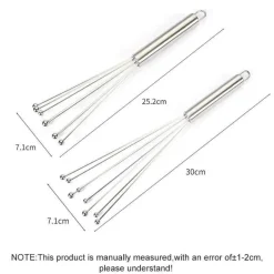 Eierschläger aus Edelstahl – langlebiges Mehrzweck-Schneebesenwerkzeug