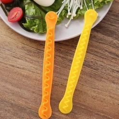 Eierschneider-Set mit Smiley-Gesicht – 6-teiliges lustiges Küchenwerkzeug