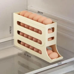 Eierspender-Regal – Kühlschrank-Organizer für frische Eier